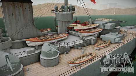 Littorio Class Battleship для GTA San Andreas