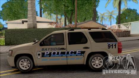 Chevrolet Tahoe Bayside Police Department 2010 для GTA San Andreas