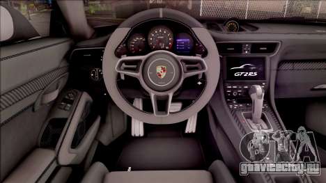 Porsche 911 GT2 RS 2017 EU Plate для GTA San Andreas