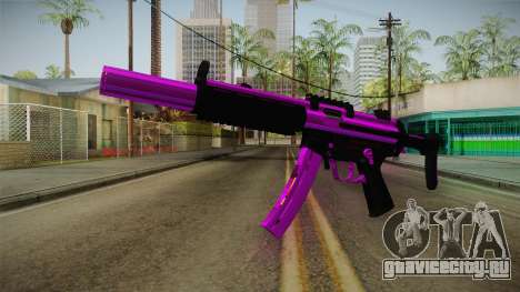 Purple MP5 для GTA San Andreas