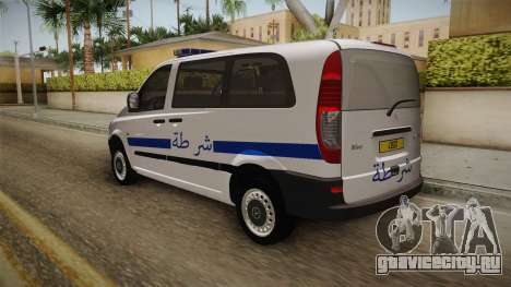 Mercedes-Benz Vito Algerian Police для GTA San Andreas
