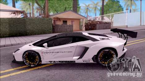 Lamborghini Aventador LP700-4 LB Walk Custom для GTA San Andreas