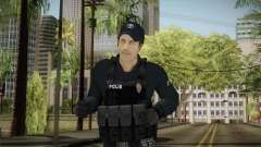 Turkish Riot Police Officer - Long Sleeves для GTA San Andreas
