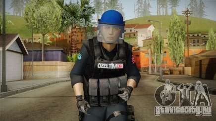 Turkish Police-Rapid Response Unit with Gear для GTA San Andreas