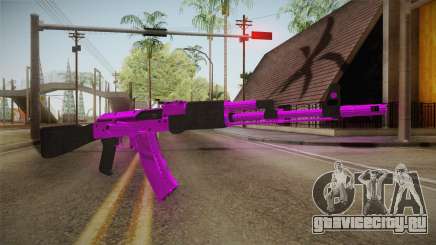 Purple AK47 для GTA San Andreas