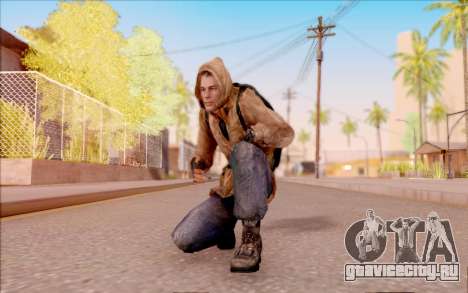 Дегтярёв в куртке новичка из S.T.A.L.K.E.R. для GTA San Andreas