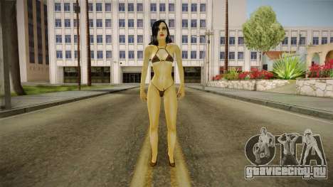 Algelia Black with Lara Croft mouth v1 для GTA San Andreas