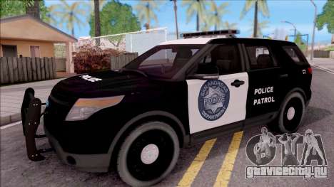 Ford Explorer Police San Andreas Patrol для GTA San Andreas