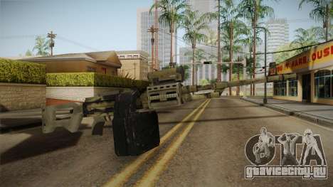 GTA 5 Camo Light Machine Gun для GTA San Andreas