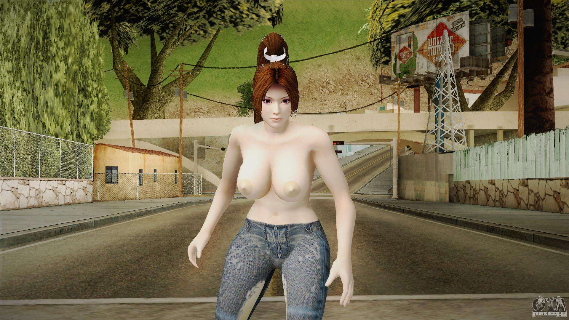Nyo Tengu Nude Skin для GTA San Andreas. 