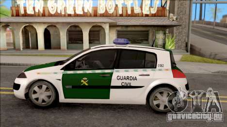Renault Megane Guardia Civil Spanish для GTA San Andreas