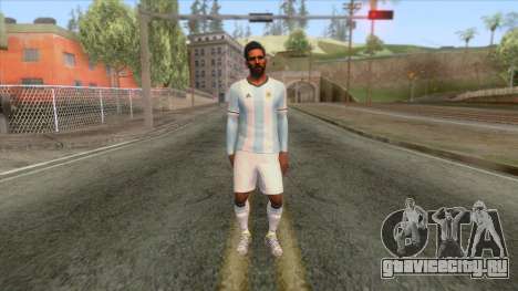 Messi Argentina Skin для GTA San Andreas