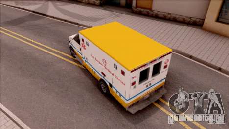 Brute Ambulance GTA V для GTA San Andreas