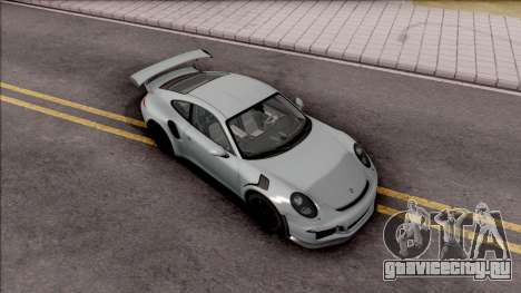 Porsche 911 GT3 RS 2016 SA Plate для GTA San Andreas