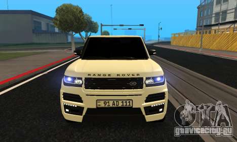 Range Rover Vogue Armenian для GTA San Andreas