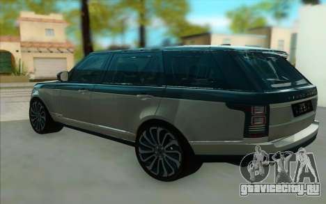 Land Rover Range Rover SVA для GTA San Andreas