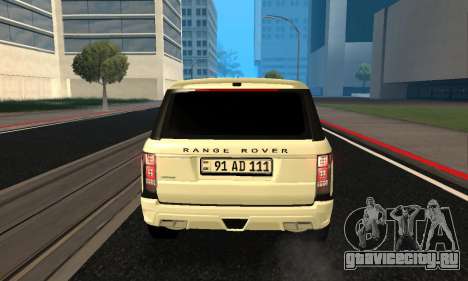 Range Rover Vogue Armenian для GTA San Andreas