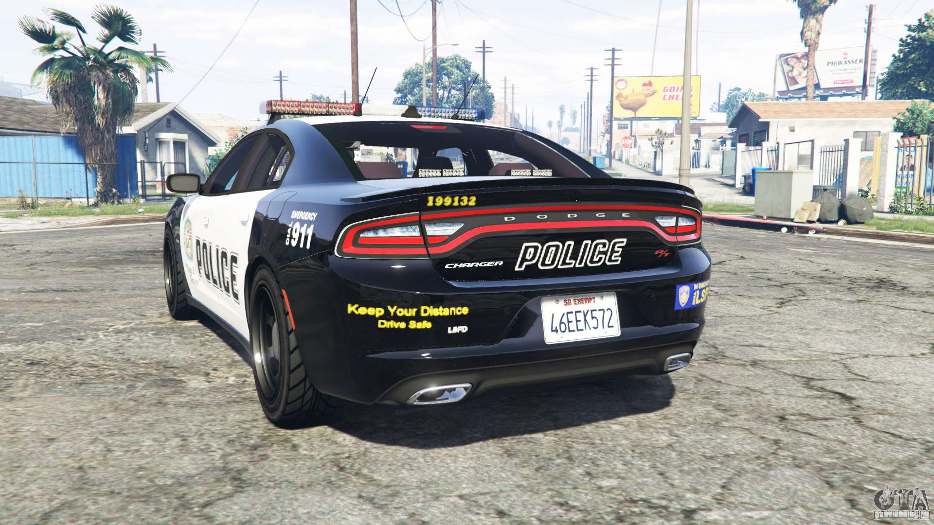 Dodge charger gta 5 replace фото 89