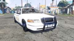 Ford Crown Victoria 1999 Sheriff v1.2 [replace] для GTA 5