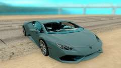 Lamborghini Huracan серебристый для GTA San Andreas