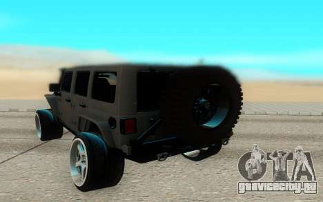 Jeep Rubicon 2012 V3 для GTA San Andreas
