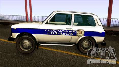 Lada Niva Serbian Traffic Police для GTA San Andreas