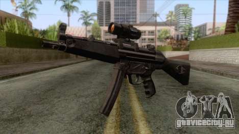 MP5A2 with Aimpoint для GTA San Andreas