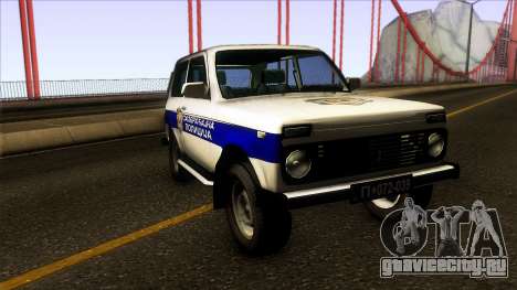 Lada Niva Serbian Traffic Police для GTA San Andreas