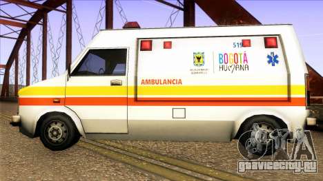 Ambulancia Rumpo Colombiana для GTA San Andreas