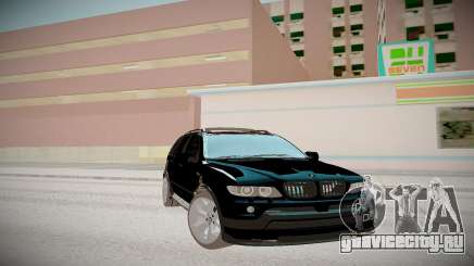 BMW X5 чёрный для GTA San Andreas