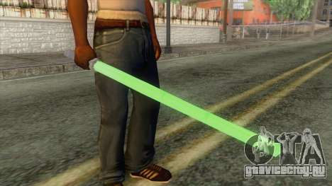 Star Wars - Green Lightsaber для GTA San Andreas