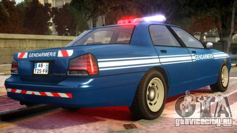 Vapid Stanier Gendarmerie National для GTA 4
