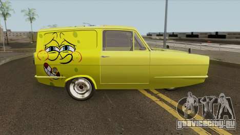 Reliant Robin Supervan III - Spongebob version для GTA San Andreas