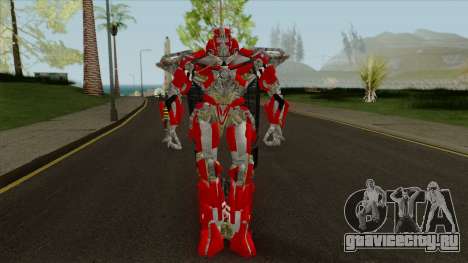 Transformers Dotm Sentinel Prime для GTA San Andreas