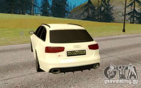Audi RS 6 Avant для GTA San Andreas