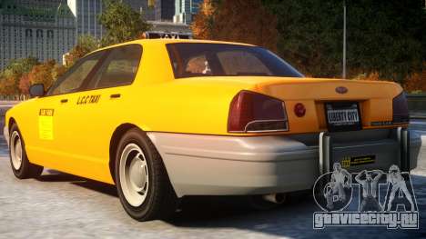 Vapid Stanier 2th gen Taxi для GTA 4