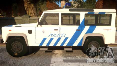 Land Rover Defender Police для GTA 4