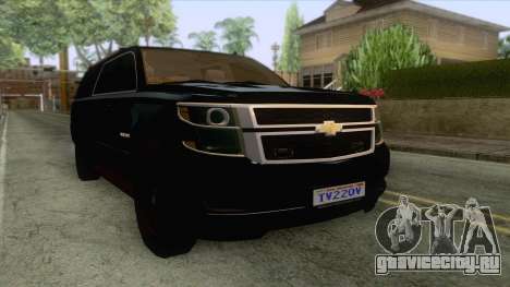 Chevrolet Suburban FBI 2015 для GTA San Andreas
