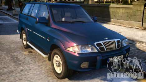 1999 Daewoo Musso HI-DLX для GTA 4