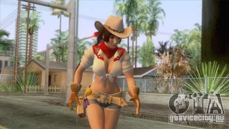 Cowgirl Naotora Skin для GTA San Andreas