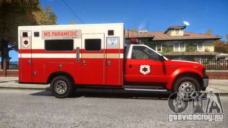 Vapid Sadler Ambulance для GTA 4