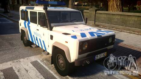 Land Rover Defender Police для GTA 4