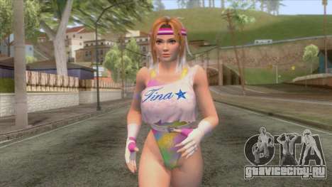Tina Fitness Idol Skin для GTA San Andreas
