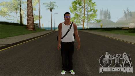 Franklin Clinton Robber Style GTA V для GTA San Andreas