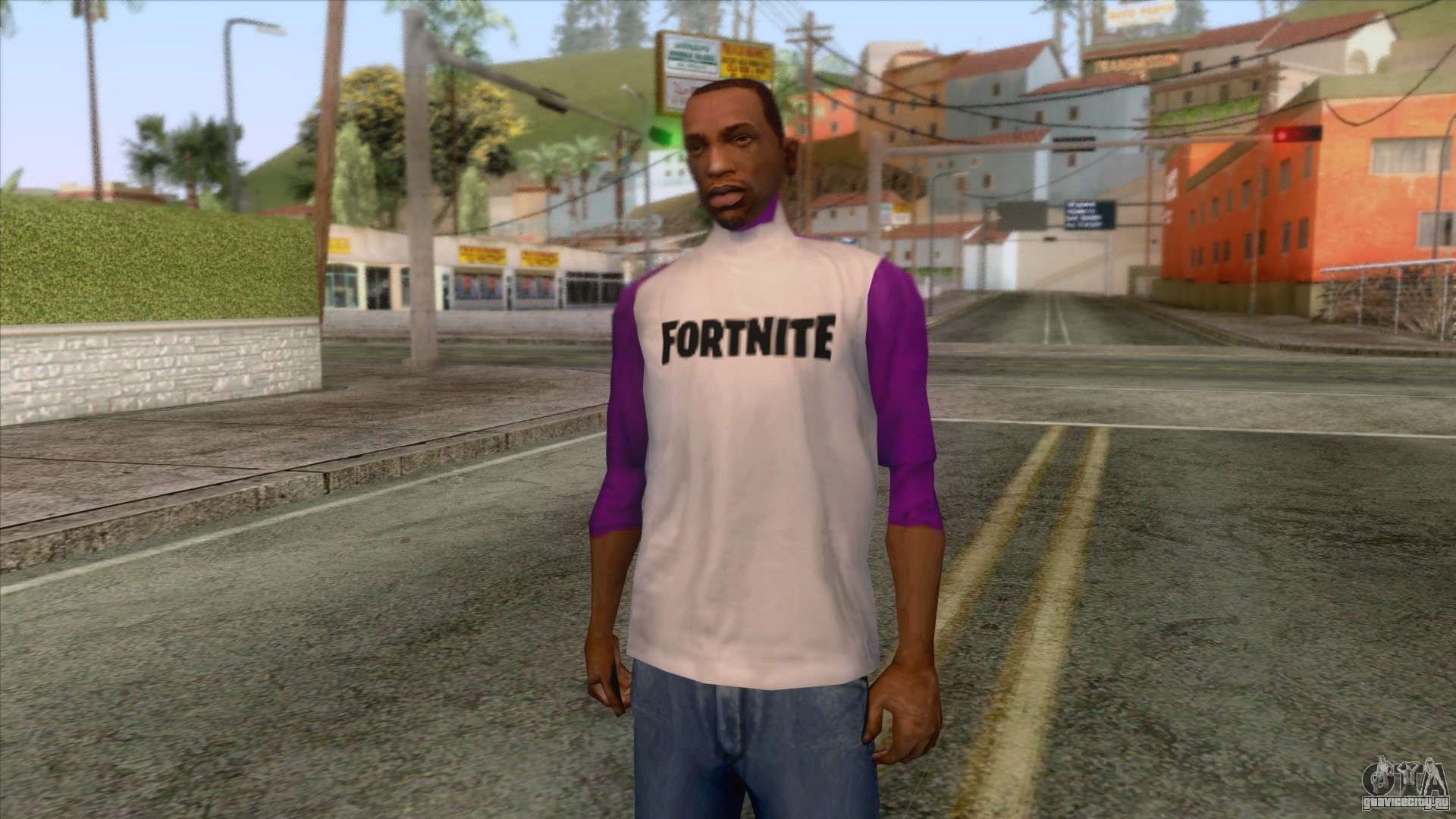 Мод Fortnite T-Shirt для GTA San Andreas. 