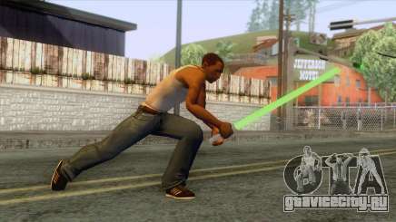 Star Wars - Green Lightsaber для GTA San Andreas