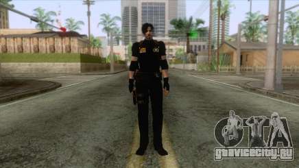 Leon Intel Cop Skin 1 для GTA San Andreas
