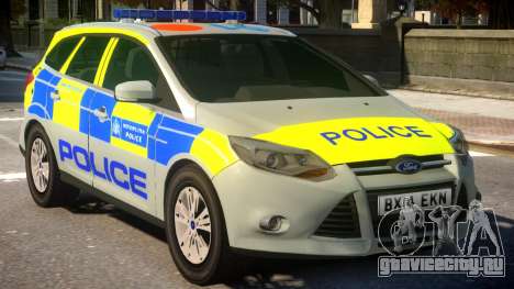 Police Ford Focus Estate IRV для GTA 4