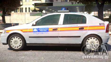 Met Police 2004 Astra Mk4 для GTA 4