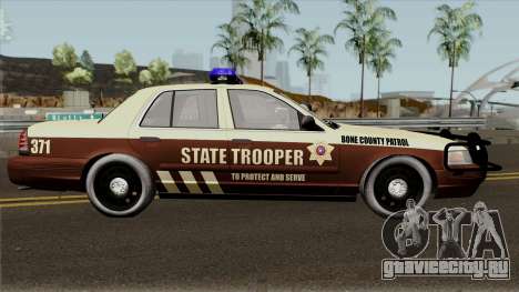 Ford Crown Victoria 2011 Bone County Police для GTA San Andreas
